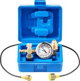 VEVOR Hydraulische Stikstofopslagkit, 0-1420 psi Stikstofvulkit, Druktestsysteem met 1 Manometer, 1 Gasslang, 1 Klephuis en 1 CGA580-adapter voor Bouwmachines