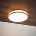 Lindby Plafondlamp badkamer - 1 licht - Glas, metaal - H: 10 cm - wit, chroom - Inclusief lichtbron