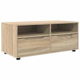 vidaXL TV-kast 100 x 48 x 43 cm Sonoma eiken bewerkt hout