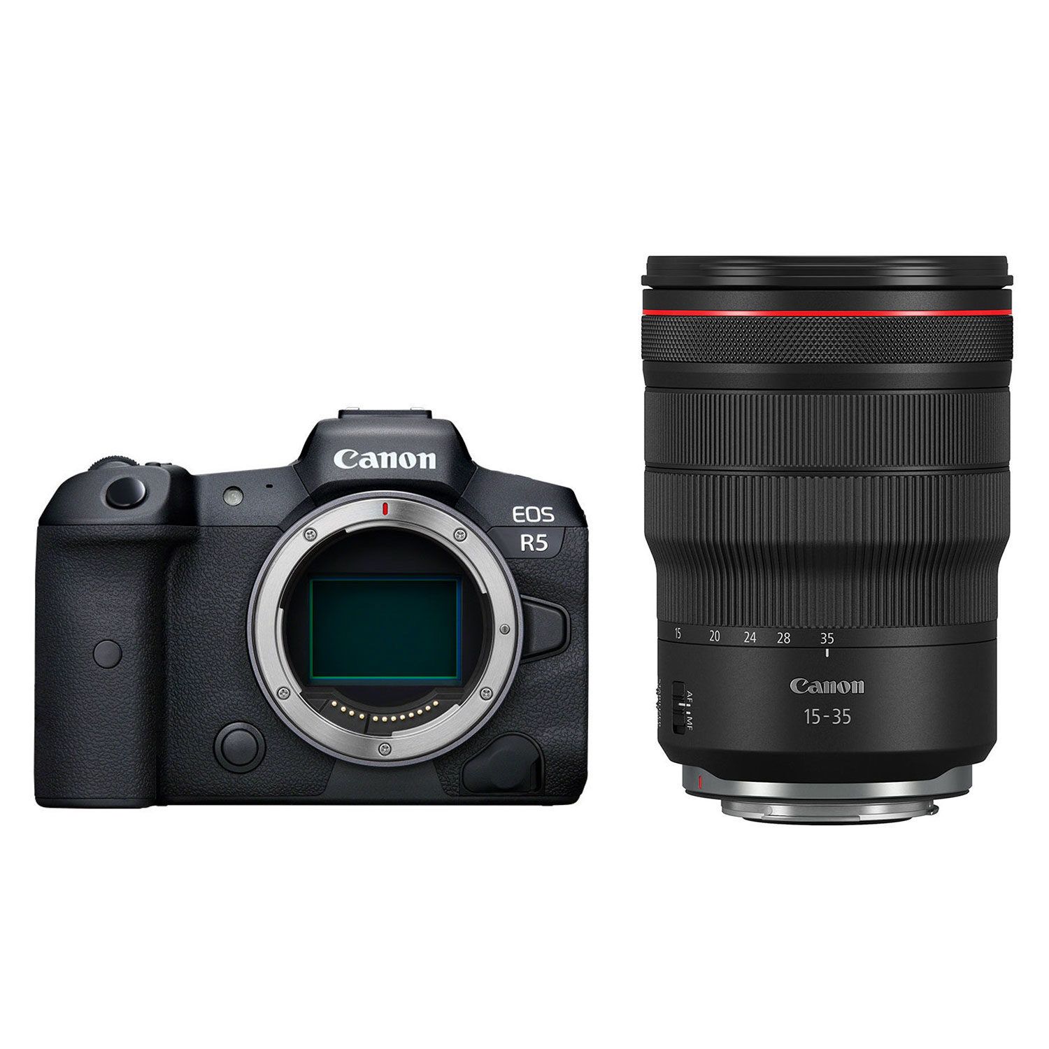 Canon EOS R5 Zwart + RF 15-35mm f/2.8L IS USM