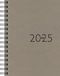 rido/idé Zakagenda model perfect/Technik I (2025), 2 pagina's = 1 week, A6, 160 pagina's, kunstlederen omslag Tejo, grijs