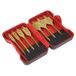 Sealey AK3707FW 7pc 1/4" zeskantschacht platte hout boor set