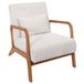HOME DECO FACTORY Cotele Scott Beige woonkamerfauteuil