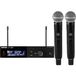 Shure SLXD24D+ /58-K55 draadloos Systeem met 2 Handheld zenders (606-694 MHz)