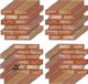 Nevolis 40-pack 3D Wall Panels Stone Look Self-Adhesive 30 x 30 cm Cladding Waterproof PVC Brick Wallpaper Indoor Outdoor Business Spaces