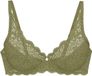 Triumph Amourette Floral Lace bh Zachte cup Beugels Olijfgoud 100C