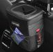HOTOR Poubelle de voiture avec couvercle et compartiments de rangement – 7,5 L étanche et anti-fuite – Organiseur de voiture multifonctionnel – Noir