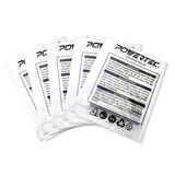 POWERTEC 70008 doorzichtige plastic stofopvangzakken, 35 x 32 inch | stofverzamelzakken voor machine met 14 inch filtertrommel - 5 stuks