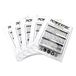 POWERTEC 70008 doorzichtige plastic stofopvangzakken, 35 x 32 inch | stofverzamelzakken voor machine met 14 inch filtertrommel - 5 stuks