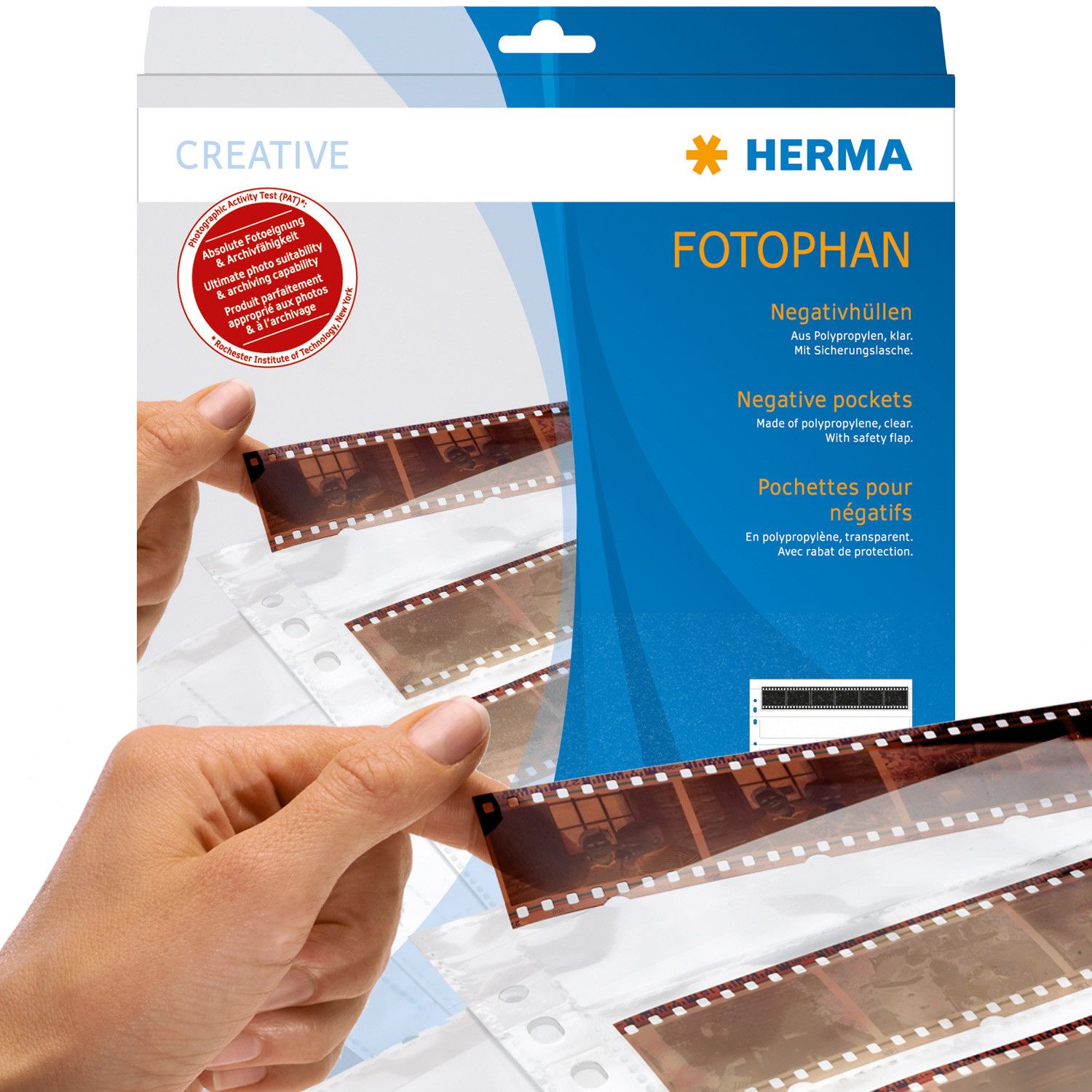 HERMA 7768 - Opslag van fotonegatieven en dia's - Transparant