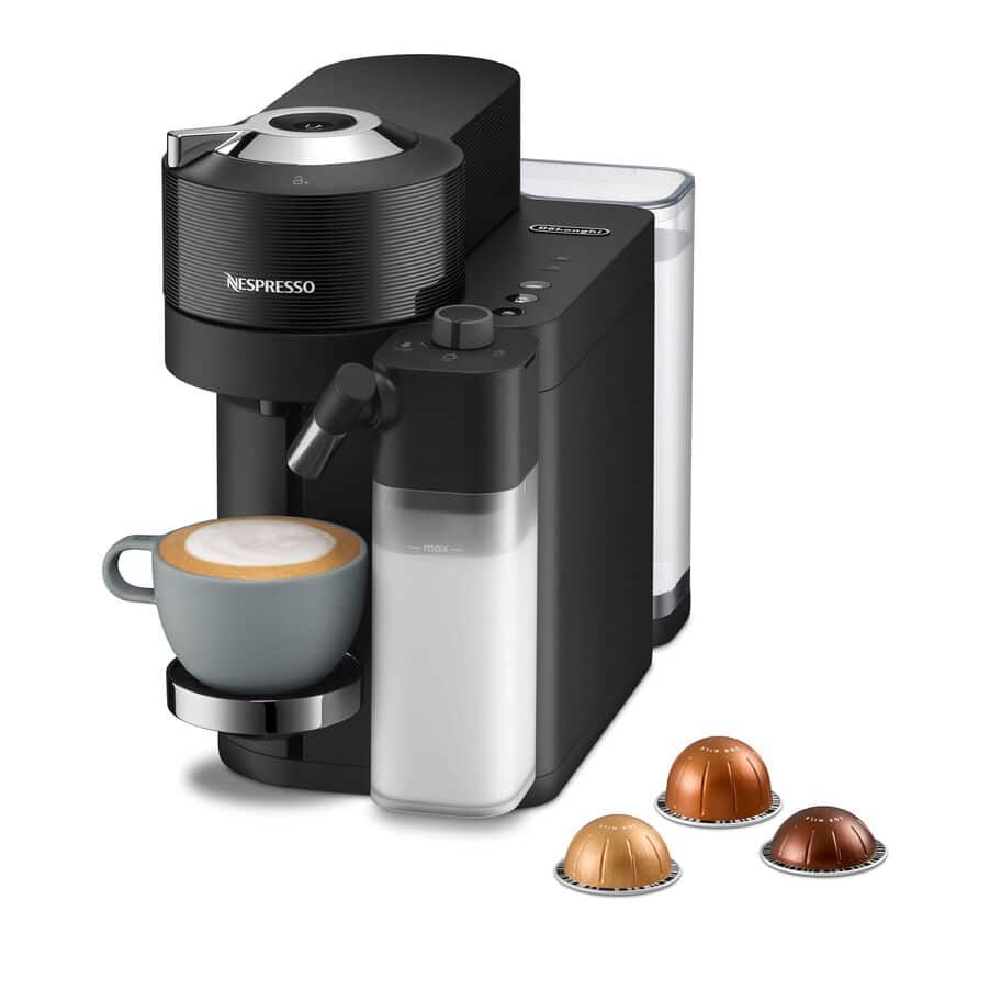 De’Longhi De'Longhi Nespresso Vertuo Lattissima ENV300.B - Zwart - Koffiecupmachine