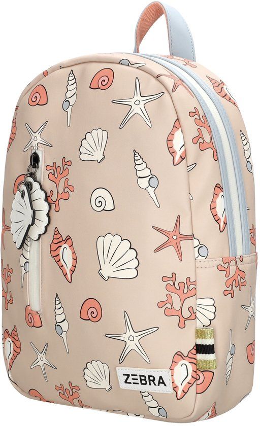 Zebra Trends Mila Rugzak - Kinder Rugtas Meisjes - Schooltas - Schelpen