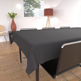 Soleil d'Ocre Tafelkleed Alix Rechthoekig Polyester Antraciet 140 x 240 cm