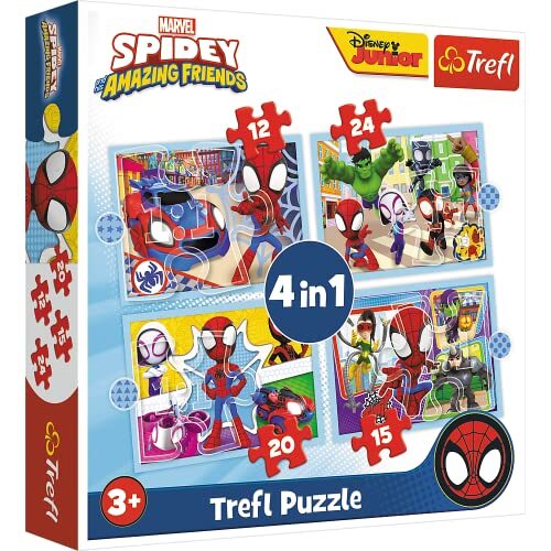 Trefl 4w1 Ekipa Spidey'a [PUZZLE]