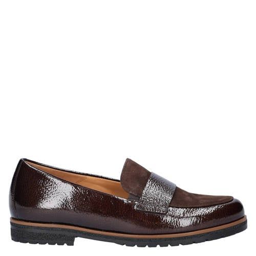 Gabor leren loafers bruin