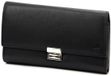 Nordee - Portefeuille homme - Long - Spacieux - Cuir noir
