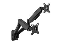 Equip 650138 17"-32" Dubbele TV Monitor Wandsteun Zwart