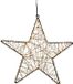 Anna's Collection LED ster 300 lampjes flash zwart Ø 36cm, classic warm