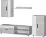 Vicco Berno Wandmeubel – Set van 4 Beton