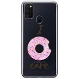 ERT GROUP mobiel telefoonhoesje voor Samsung M21 origineel en officieel erkend Babaco patroon Donut 001 optimaal aangepast aan de vorm van de mobiele telefoon, gedeeltelijk bedrukt