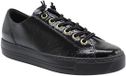 Paul Green - Lage Sneakers - Zwart - Leer - Vrouwen - Maat 38.5