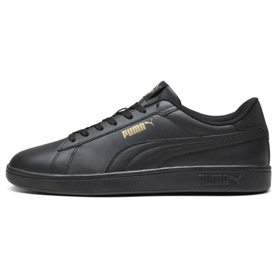 PUMA Puma Smash 3.0 L Unisex Sneakers - PUMA Black-PUMA Gold-PUMA Black