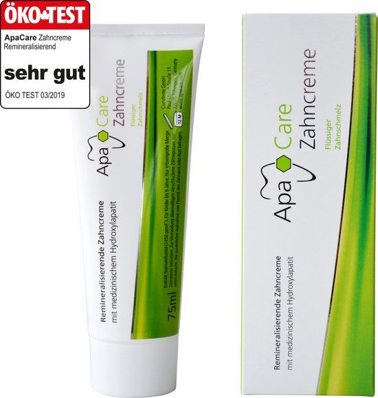 ApaCare Remineraliserende Tandpasta - Vloeibaar Glazuur - Tegen gevoelige tanden - 75 ml