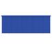 vidaXL Rolgordijn voor buiten 405(b)x140(h) cm HDPE blauw