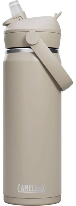 CamelBak Thrive Flip Straw - Vacuum Insulated - Isolatie drinkfles - 600 ml - Beige (Stone)