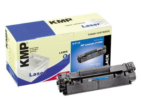 KMP H-T112 - Tonercartridge - Zwart - 1 stuk - Compatibel met HP LaserJet M1120/M1120N/M1522N/M1522NF/P1505/P1505N.