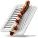 Sans marque Chasse-saucisse - 2 pièces, blanc, acier inoxydable/plastique, 26 cm