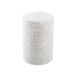 Homéa Pillar kaars Mandala Ø 7 x H 10 cm Graphic Etnisch Wit