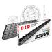 Kettingset DID Kettingset staal 630VS / 88 eindeloos voor Kawasaki Z LTD Belt Drive GP 750 ccm Bj. 1982-1985