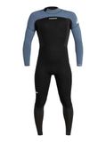 Quiksilver Prologue GBS Zwempak voor heren, ritssluiting op de rug, zwart, 4/3 mm