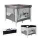 Looping Looping - Opvouwbare box 90 x 90 cm Black Emotion | met zitverhoging en 2 niveaus verstelbaar, draagtas inbegrepen | voor baby's en kinderen tot 15 kg