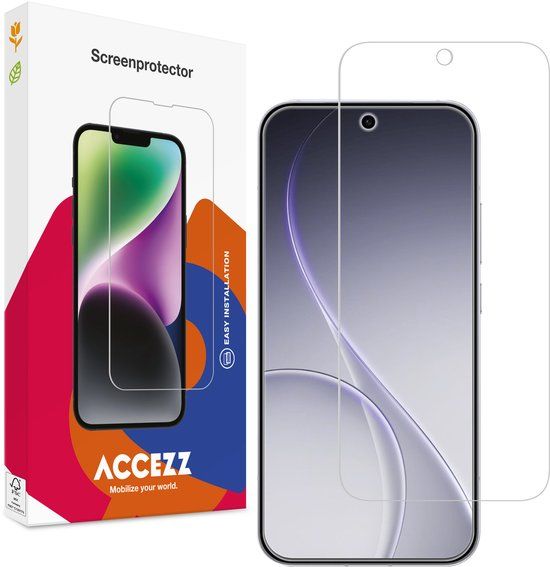 Accezz Screen Protector - Gehard Glas - Geschikt voor Oppo Reno15 Pro (5G)