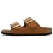 Birkenstock Arizona Syn Soft Pecan Veg Sandales