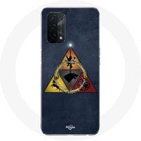 Maniacase Oppo A54 5G Game of Thrones seizoen 8 De IJzeren Troon Driehoek Logo Baratheon Lannister Stark en Targaryen