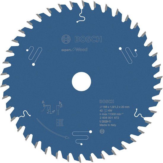 Bosch Accessoires Bosch Expert for Wood cirkelzaagblad, 168x20x1,8/1,2 mm, 42 tand