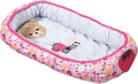 Zapf BABY born Babynest - Roze - Voor Babypoppen