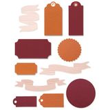 Sizzix Thinlits Die Set - Vintage labels en banners