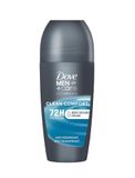 Dove Men Care Advanced Clean Comfort anti-transpirant deodorant 72 uur tegen lichaamsgeur en okselvocht met drievoudige actietechnologie, 6 x 50 ml