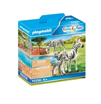 Playmobil FamilyFun 70356 - 2 Zebra's Met Baby - 4+ jaar