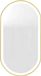 Bolt Edge LED-spiegel voor de badkamer – Ovaal – Dimbaar – Goudkleurige rand – Anti-condens – Make-upspiegel – 60x120 cm