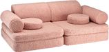 Konges Sløjd Wigiwama Teddy Settee - 136x78x46cm - Guava Pink