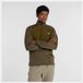 New Balance Haut Running Athletics Heat Grid Half Zip - Vert, pointure Large