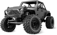 Amewi Hyper Go SC Scale Crawler 1:12 Brushless RC modelauto voor beginners Elektro Crawler RTR 2,4 GHz Met lichteffect