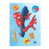 Dekora - Eetbaar Hostiesilhouet met Spiderman Ontwerp - A5 Taartdecoratie - Ideaal voor Verjaardagen en Feesten 14,8x21cm