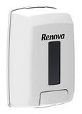 Zeepdispenser Renova Zeepdispenser, witte houder, ABS-polymeer, schokbestendig, 1 liter inhoud
