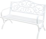casa.pro Tuinbank Utav 127x53x79 cm wit